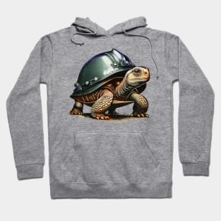 Tortoise with Helmet Hoodie